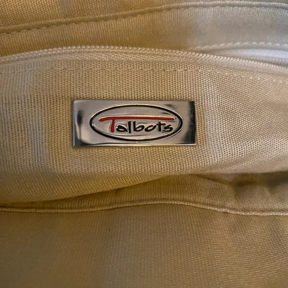 Talbots Canvas Tote with Zipper closure - Picture 4 of 12